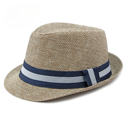 Chapéu Masculino Fedora Stripe
