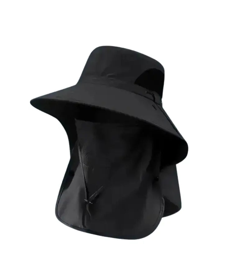 Chapéu Masculino com Máscara de Proteção Completa UV Shield