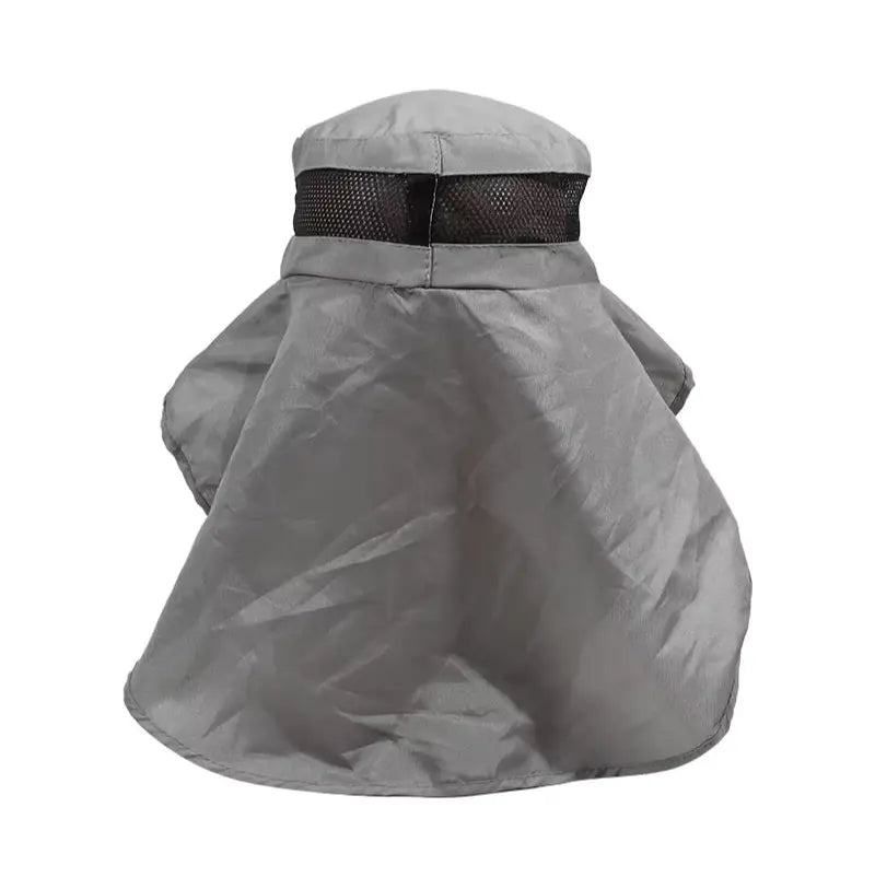 Chapéu Masculino com Máscara de Proteção Completa UV Shield