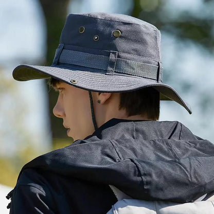 Chapéu de Sol Masculino com Proteção UV Fisherman