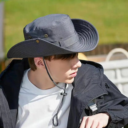 Chapéu de Sol Masculino com Proteção UV Fisherman