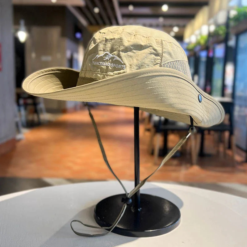 Chapéu de Sol Masculino com Proteção UV Panama