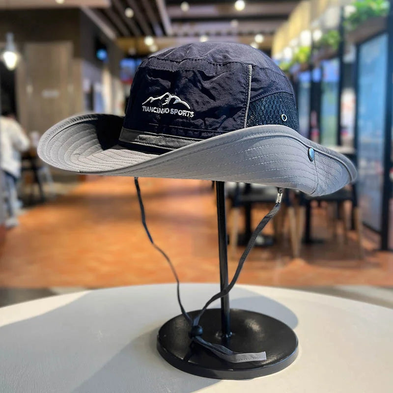 Chapéu de Sol Masculino com Proteção UV Panama