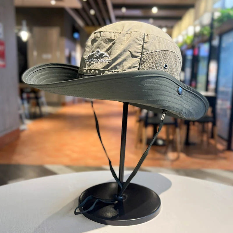 Chapéu de Sol Masculino com Proteção UV Panama