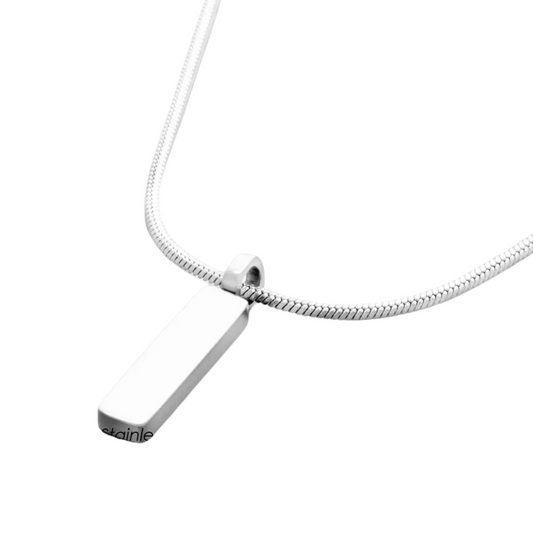 Colar Masculino com Pingente Minimalista Trendy