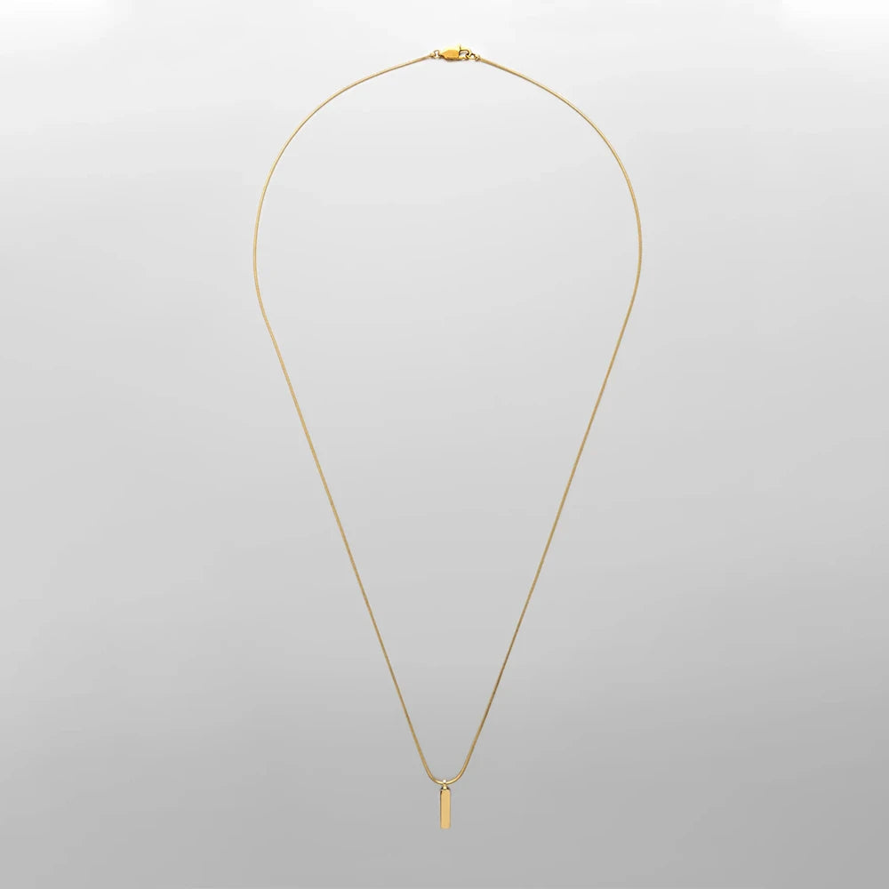 Colar Masculino com Pingente Minimalista Trendy