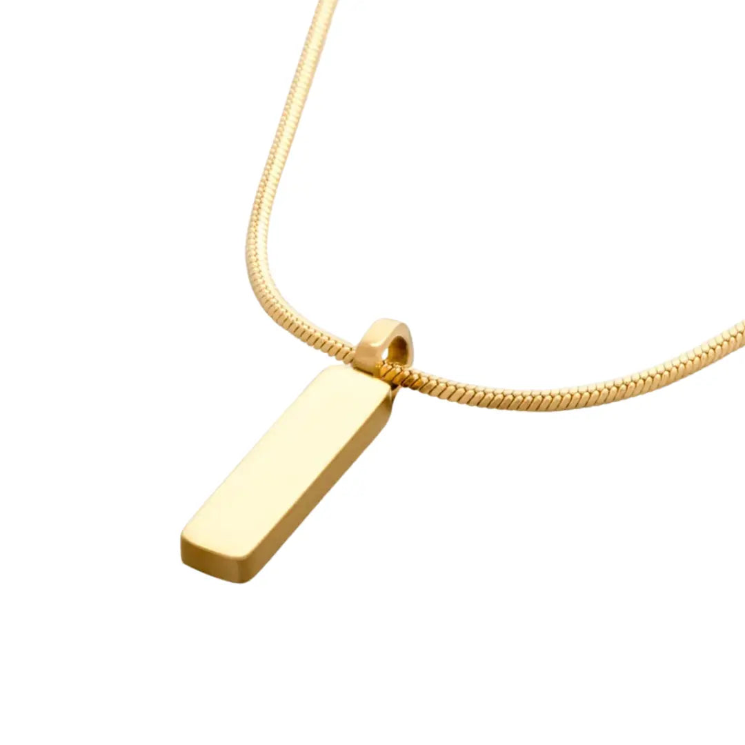 Colar Masculino com Pingente Minimalista Trendy