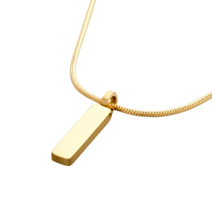 Colar Masculino com Pingente Minimalista Trendy