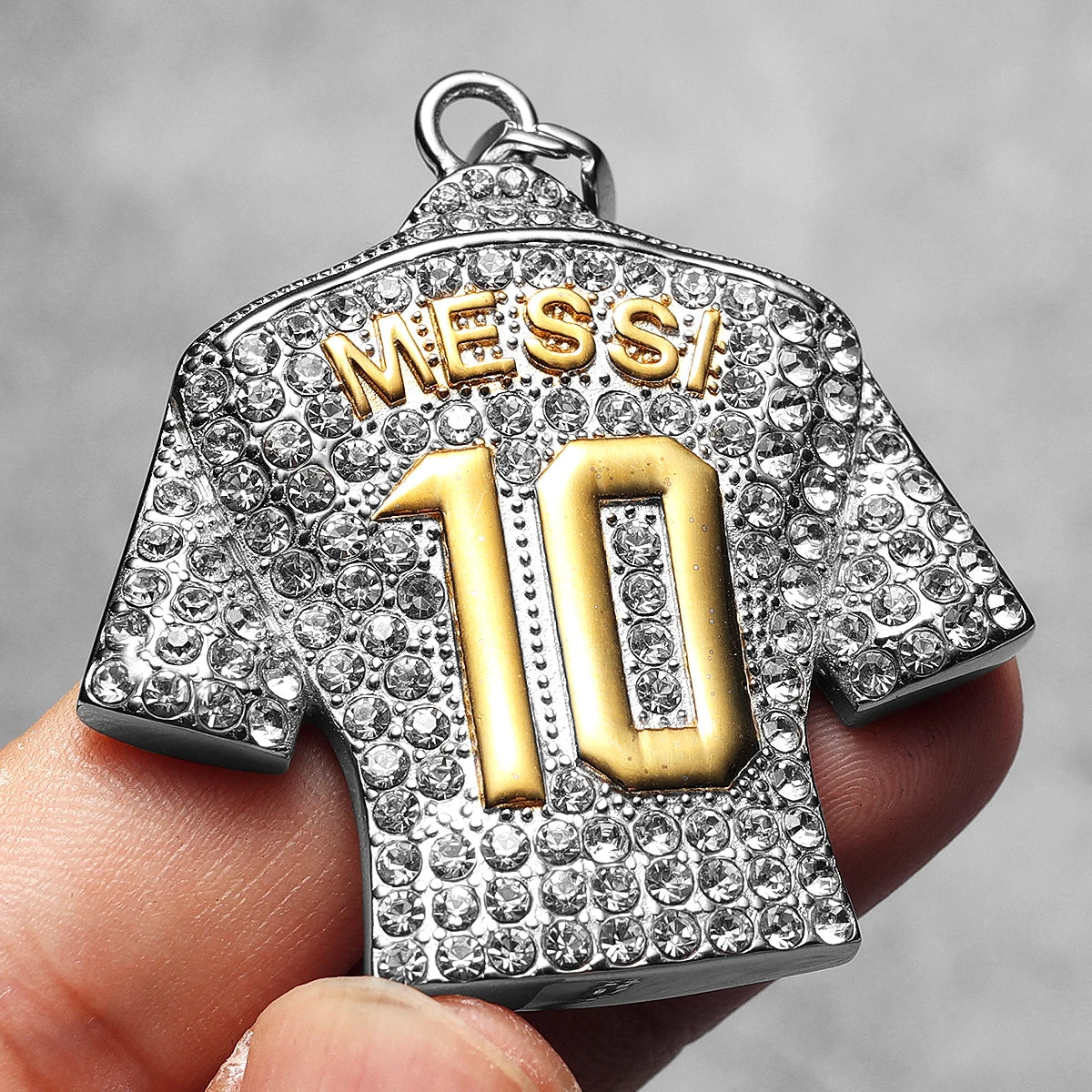 Colar Masculino com Pingente Camisa de Futebol AllStars