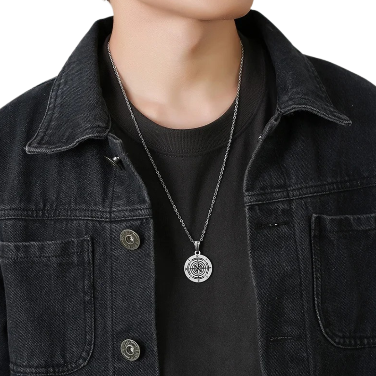 colar masculino, colar masculino aço inoxidável, colar masculino prata, colar masculino com pingente, colar masculino estilo viking, colar masculino moderno, colar masculino hip hop, colar masculino couro, colar masculino casual, colar masculino luxo
