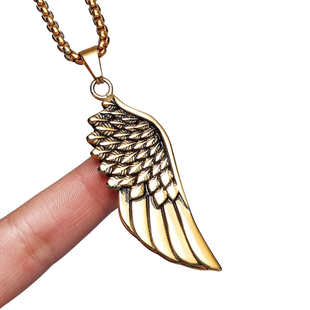 Colar Masculino em Aço Inox Angel Wings