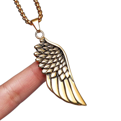Colar Masculino em Aço Inox Angel Wings