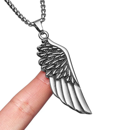 Colar Masculino em Aço Inox Angel Wings
