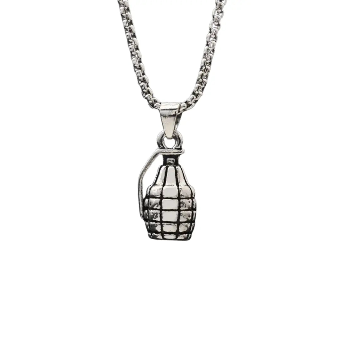 Colar Masculino em Aço Inox Boom