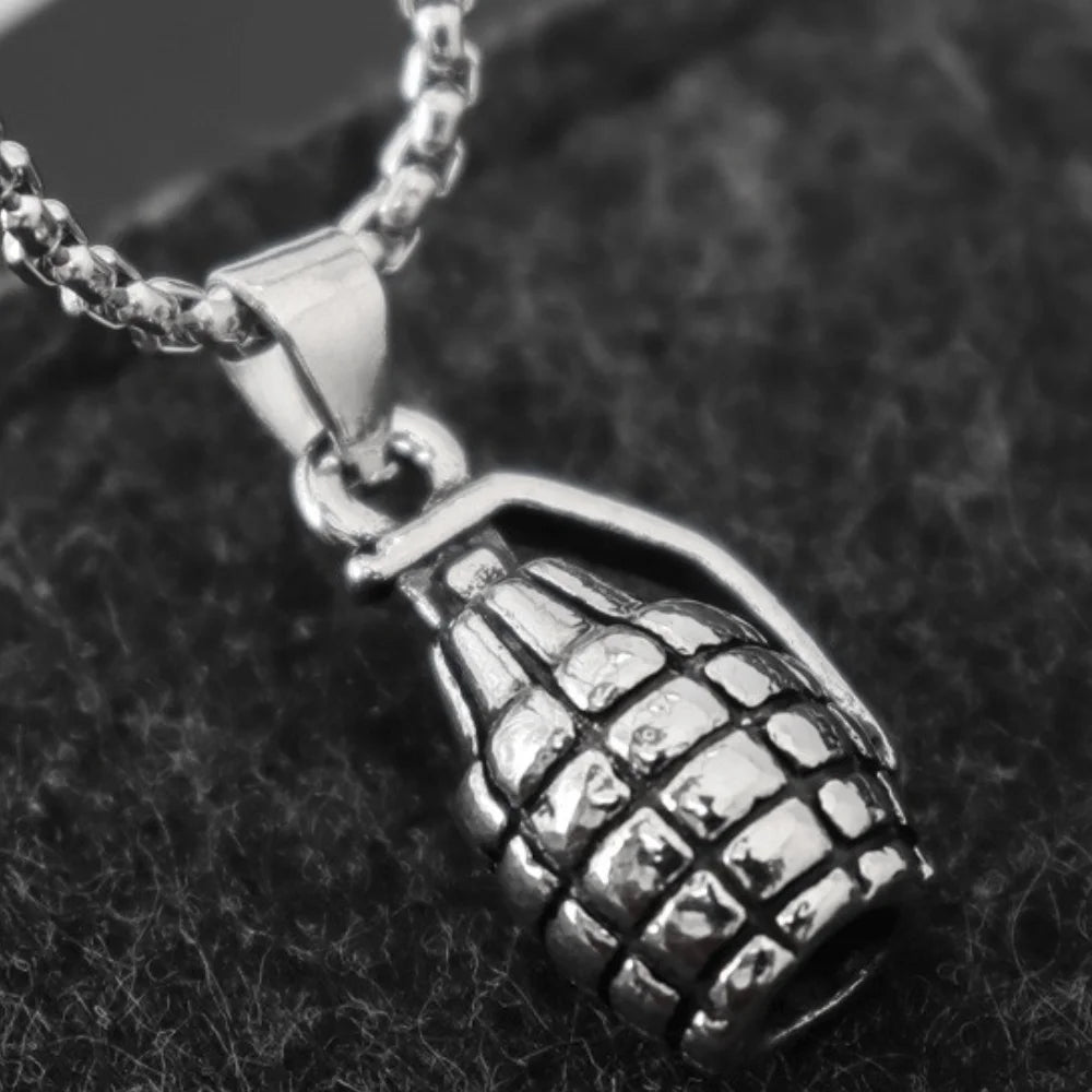Colar Masculino em Aço Inox Boom