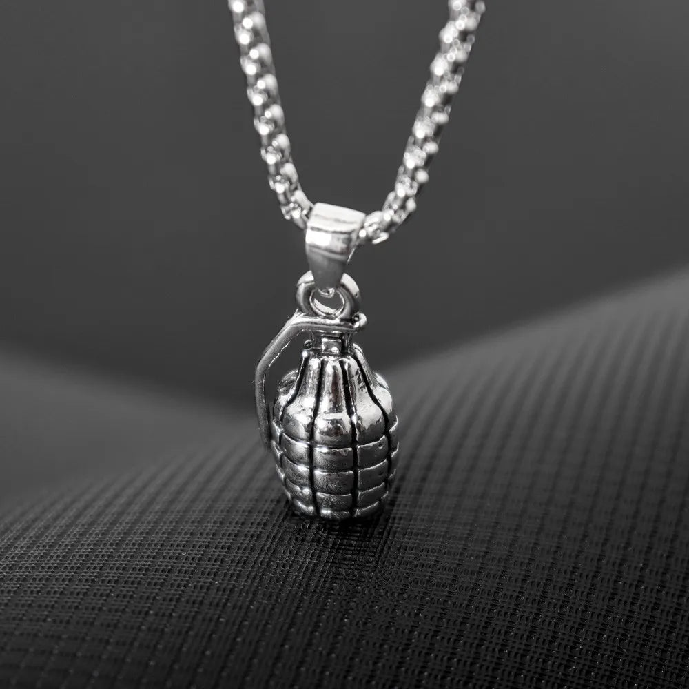 Colar Masculino em Aço Inox Boom