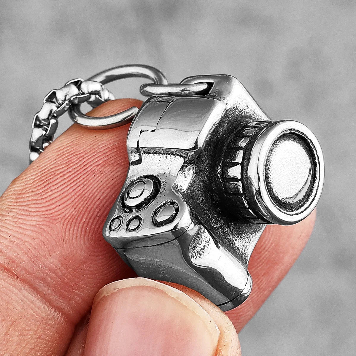 Colar Masculino em Aço Inox Photographer
