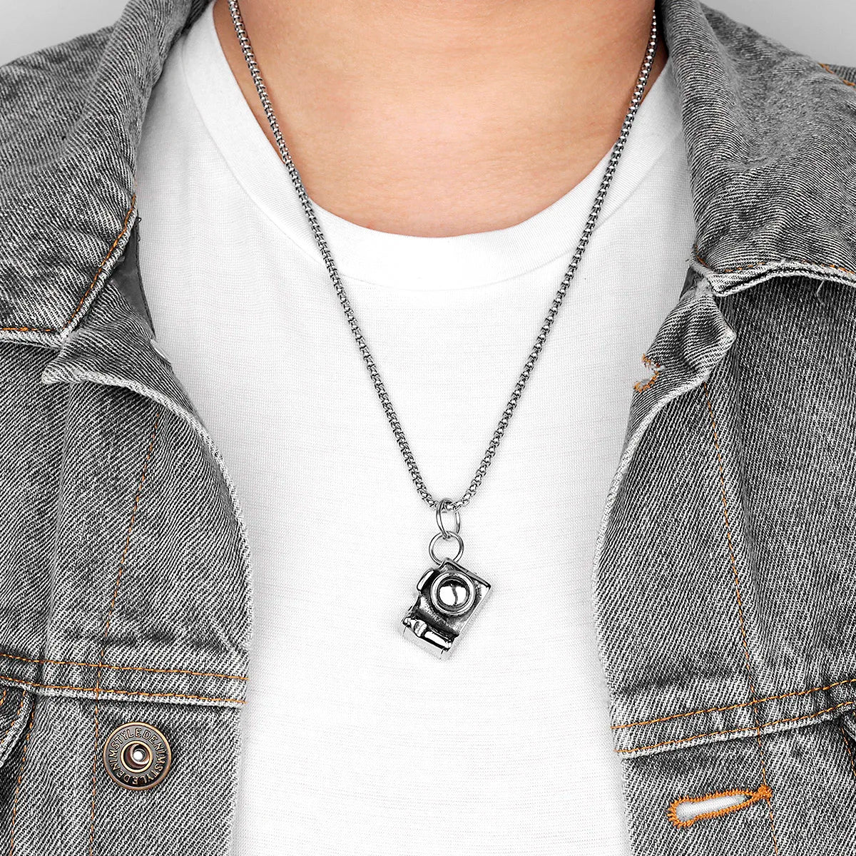 Colar Masculino em Aço Inox Photographer