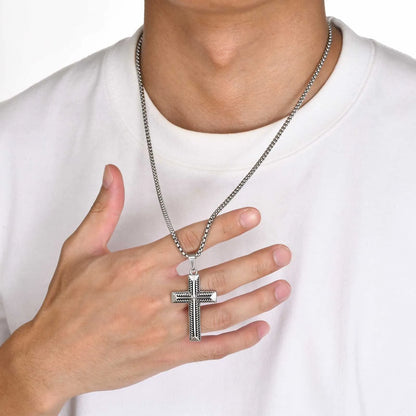 Colar Masculino em Aço Inox Prayer