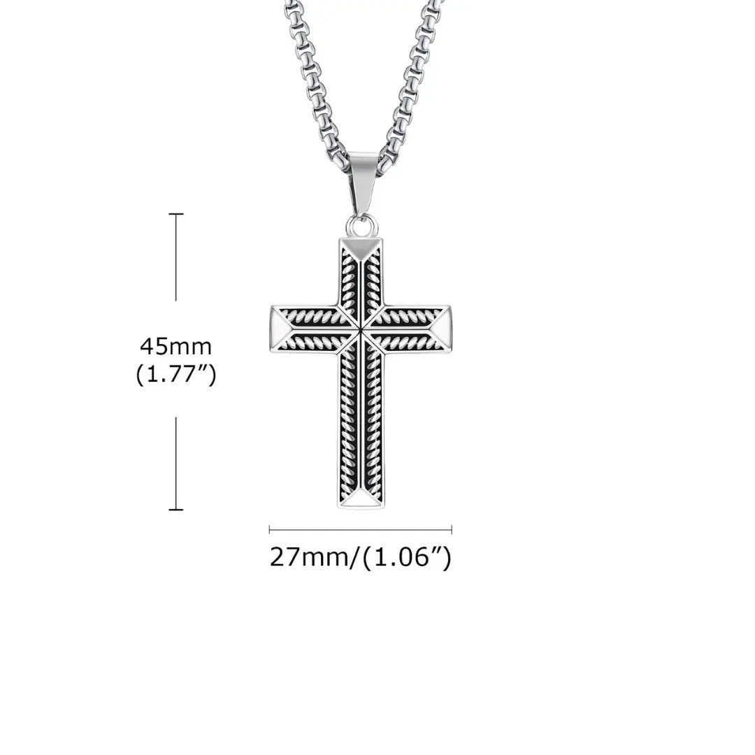 Colar Masculino em Aço Inox Prayer