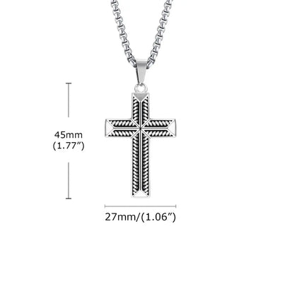 Colar Masculino em Aço Inox Prayer