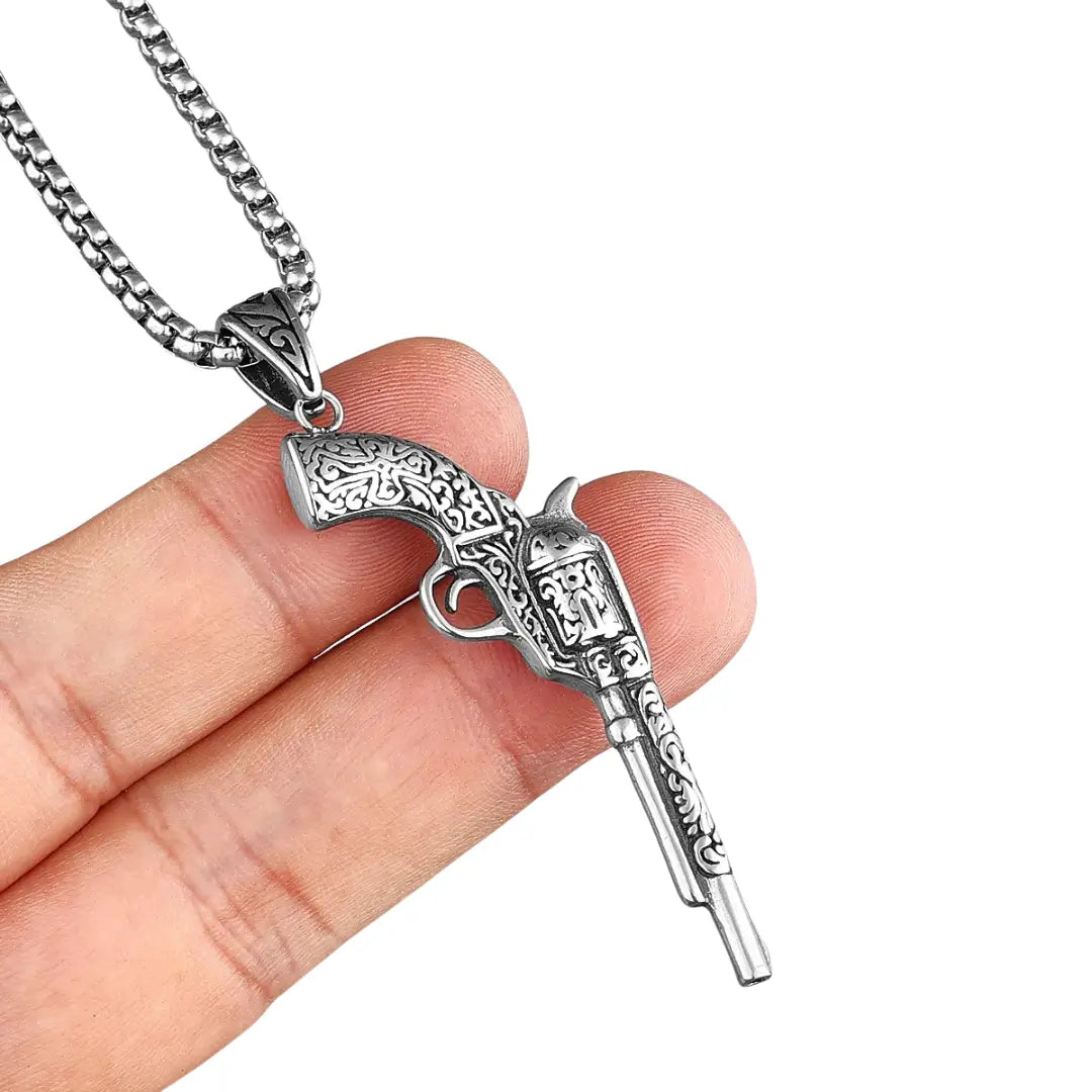 Colar Masculino em Aço Inox R3volver