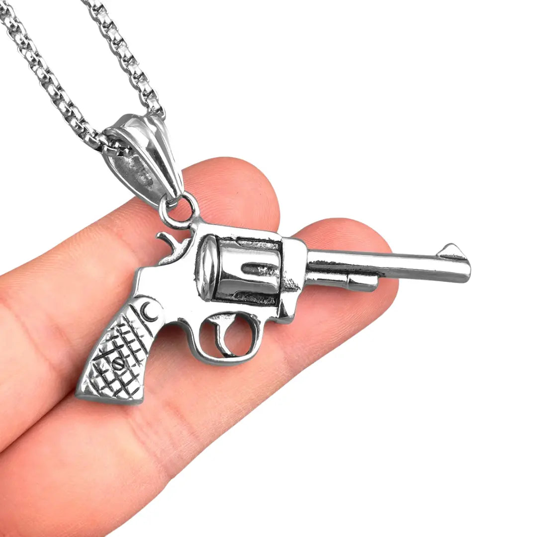 Colar Masculino em Aço Inox R3volver