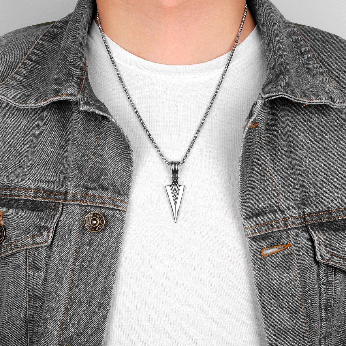 Colar Masculino em Aço Inox Ragnar