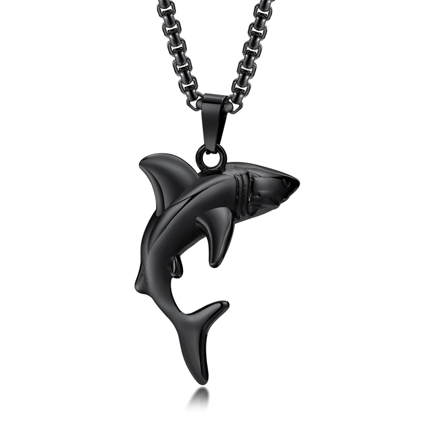Colar Masculino em Aço Inox Shark
