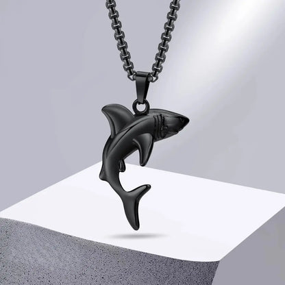Colar Masculino em Aço Inox Shark
