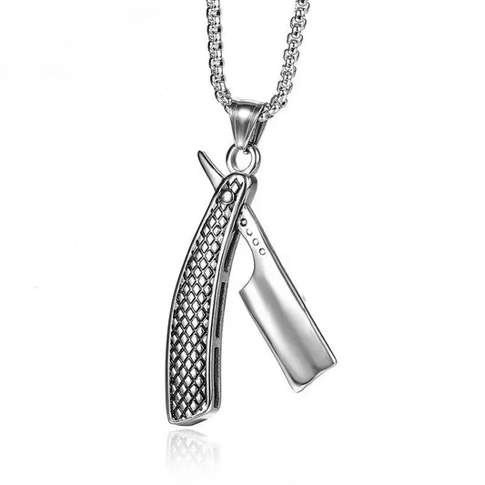 Colar Masculino em Aço Inox Shaver