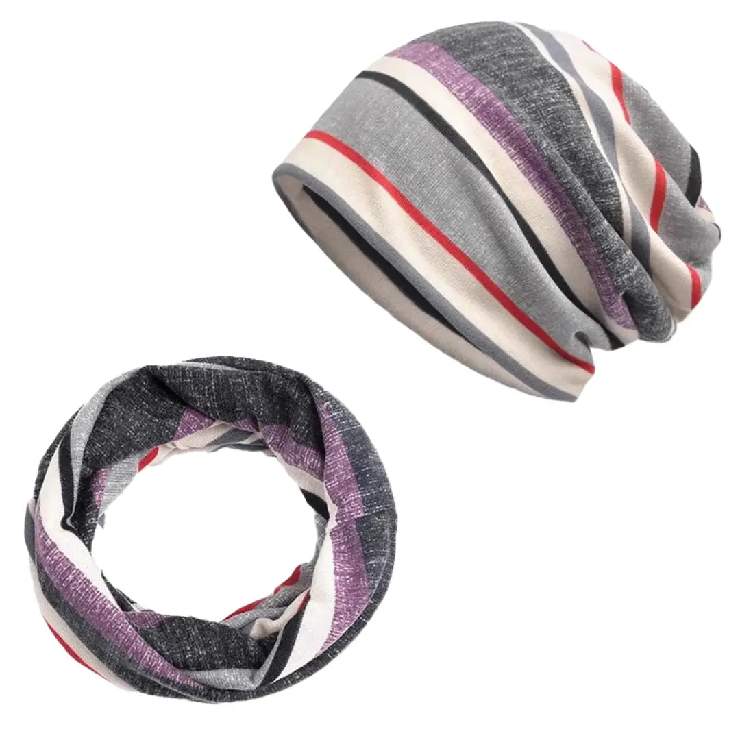 Gorro 2 em 1 Cachecol Masculino Versa