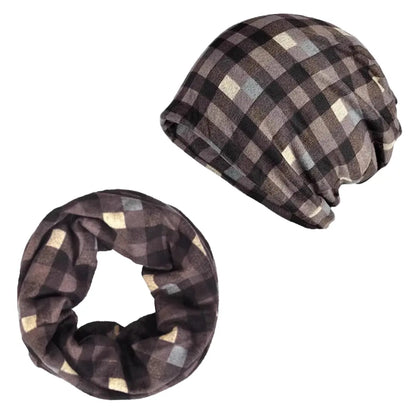 Gorro 2 em 1 Cachecol Masculino Versa