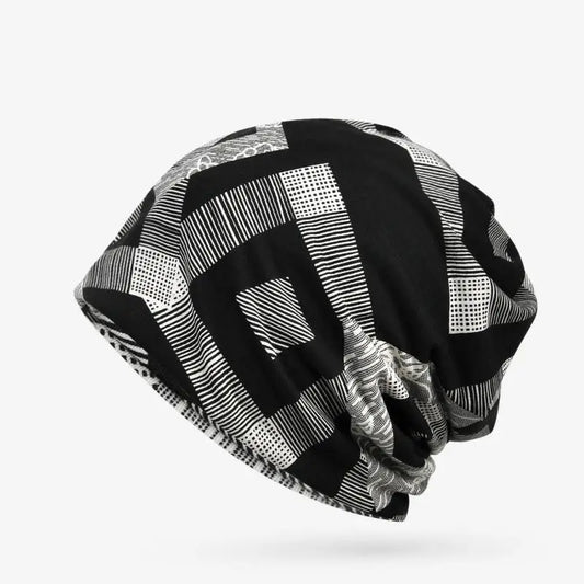 Gorro Masculino Casual Geométrico
