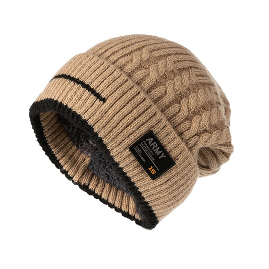Gorro Masculino Tricotado Inverno 2025 Army