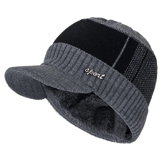 Gorro Masculino de Inverno Fur Lined