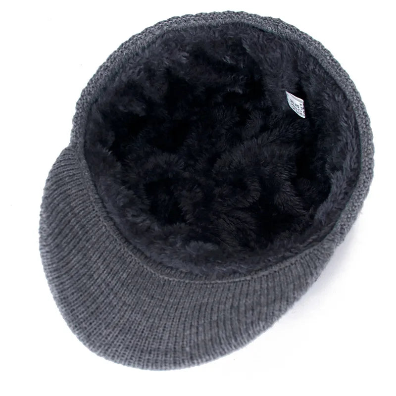 Gorro Masculino de Inverno Fur Lined