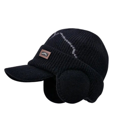 Gorro Masculino de Inverno com Protetor de Orelha Wool