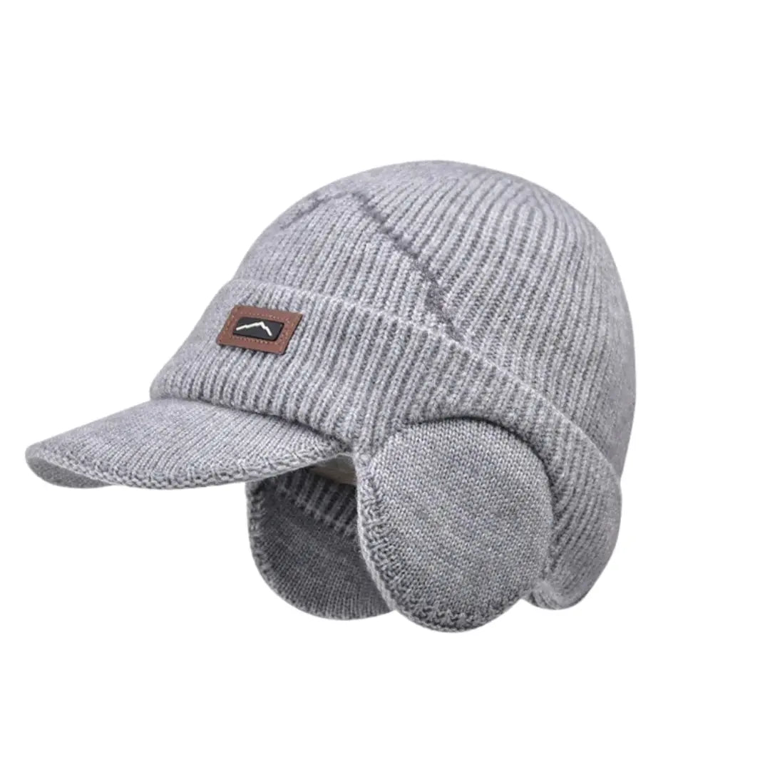 Gorro Masculino de Inverno com Protetor de Orelha Wool