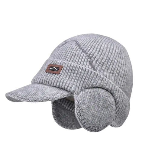 Gorro Masculino de Inverno com Protetor de Orelha Wool