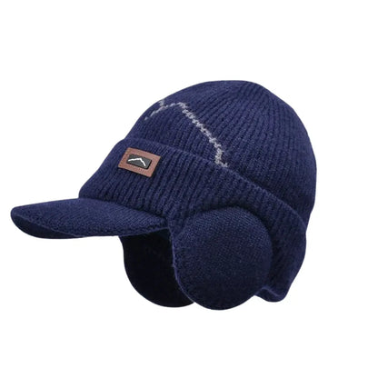Gorro Masculino de Inverno com Protetor de Orelha Wool