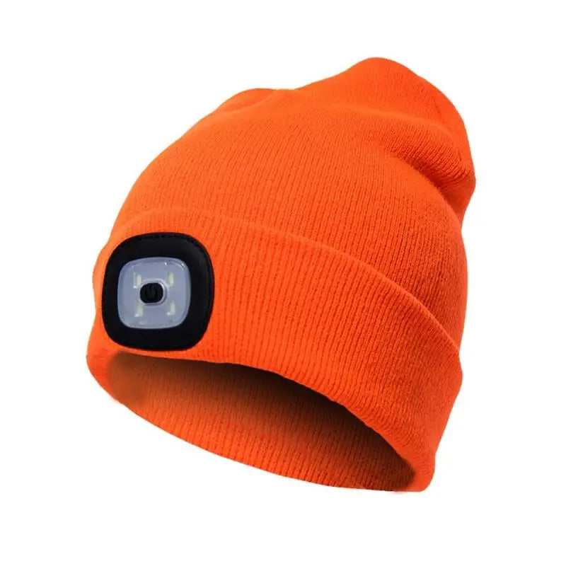 Gorro Quentinho com Lanterna Recarregável LumiRun