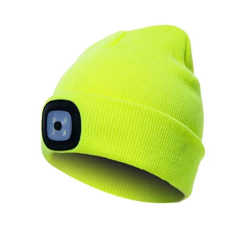 Gorro Quentinho com Lanterna Recarregável LumiRun
