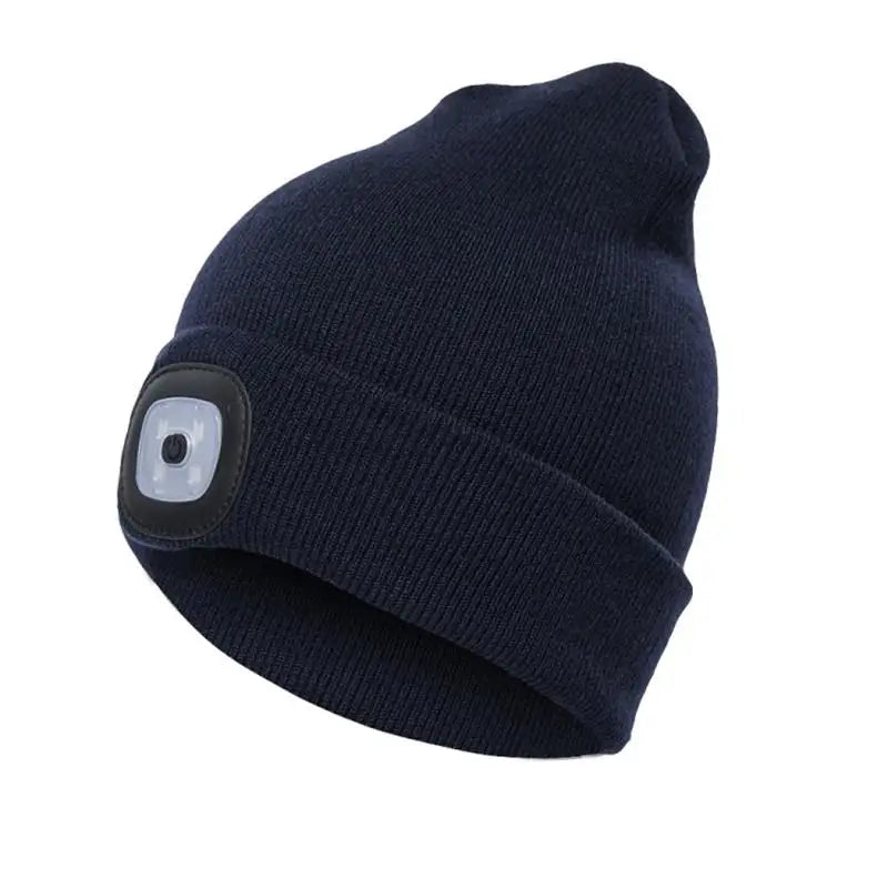Gorro Quentinho com Lanterna Recarregável LumiRun