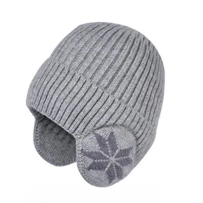 Gorro Unissex Tricotado Quentinho Snowflake