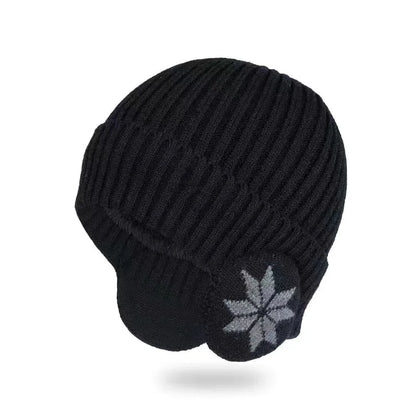 Gorro Unissex Tricotado Quentinho Snowflake