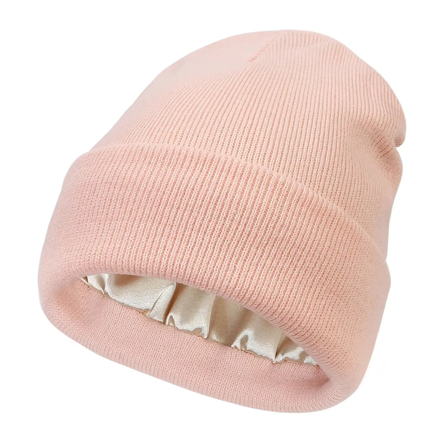 Gorro Unissex com Forro em Cetim Cuff