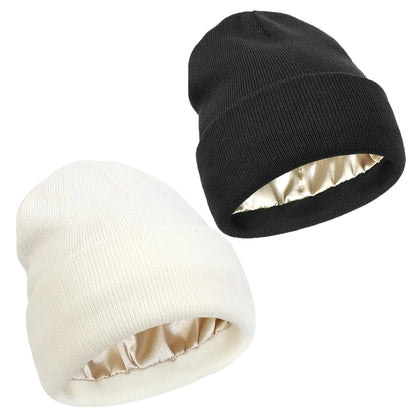 Gorro Unissex com Forro em Cetim Cuff