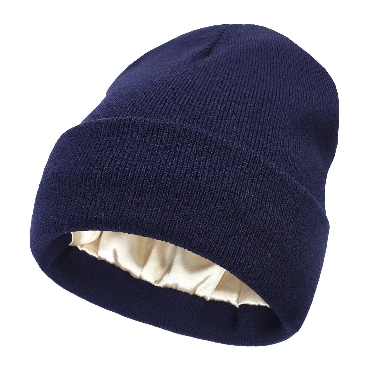 Gorro Unissex com Forro em Cetim Cuff
