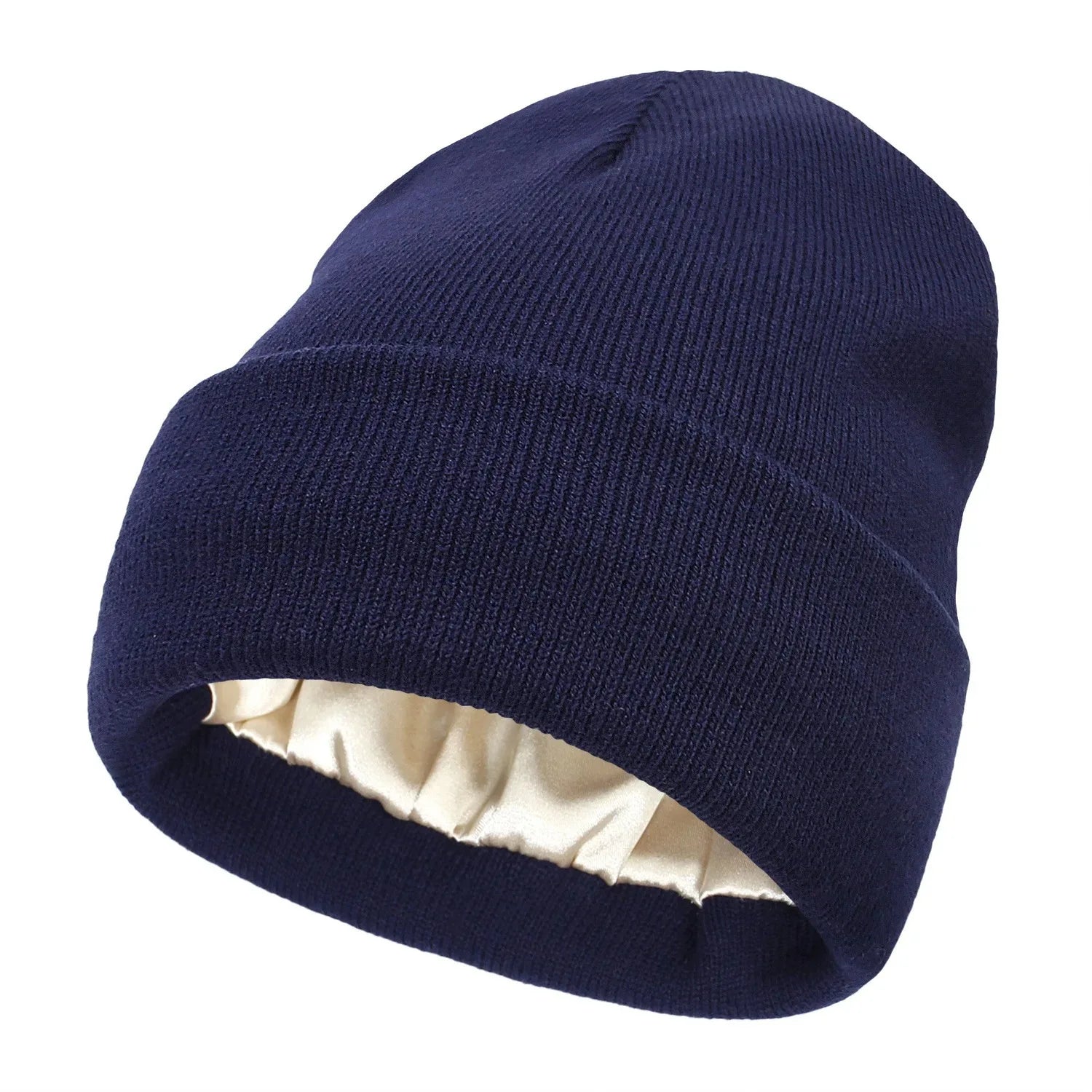 Gorro Unissex com Forro em Cetim Cuff
